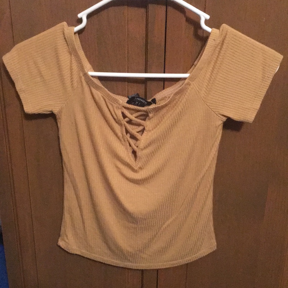 Forever 21 cropped shirt